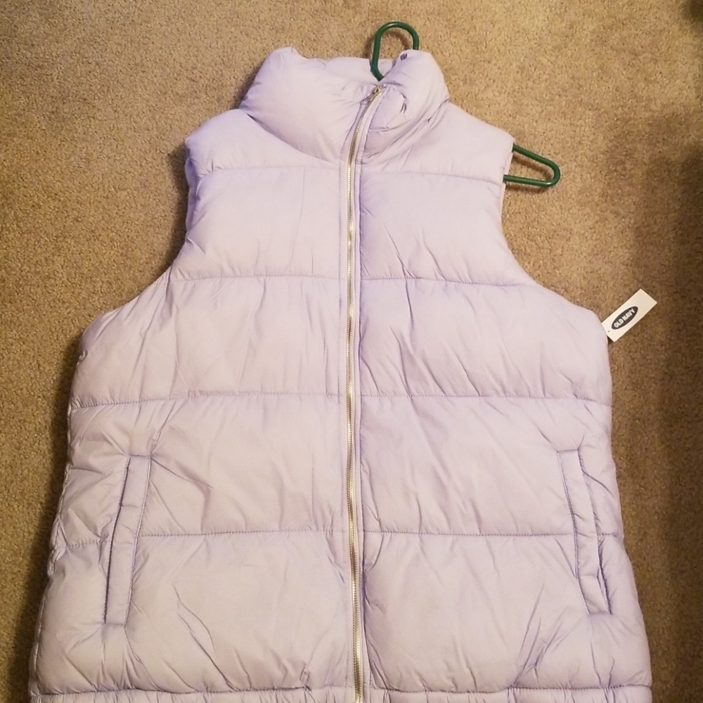 Old Navy Lavender Puffer Jacket